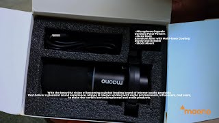 Maono PD200X XLR/USB microphone unboxing