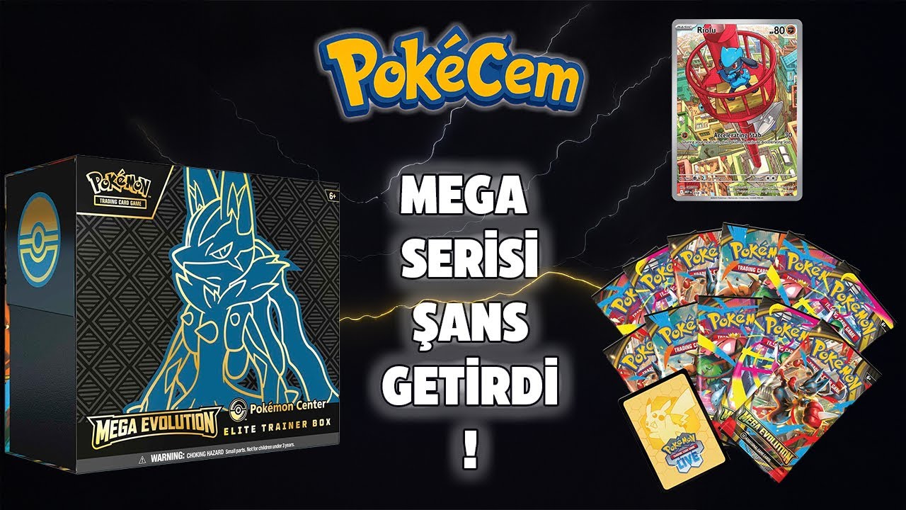 ⚡LUCARIO GÜCÜNÜ GÖSTERİYOR!⚡ | Pokémon Mega Evolution ETB Lucario