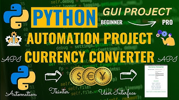 AMAZING PYTHON AUTOMATION👌CURRENCY CONVERTER👍 AUTOMATE EXCHANGE RATES WITH API & TKINTER UI (2025)👍