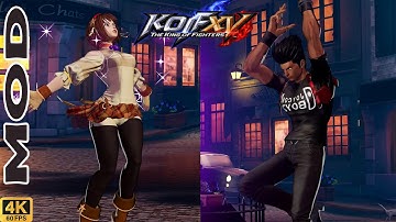 KOF XV | Athena (FeMC mod) 💥 Benimaru (RE: ETIKA mod) | CPU vs CPU AI vs AI