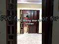 PVC folding door for kitchen #gsquareinteriors #visakhapatnam #pvcfoldingdoor
