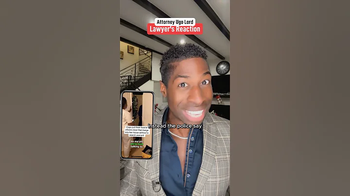 Police officer puts his foot in door to prevent it from closing. Unlawful? Attorney Ugo Lord reacts￼