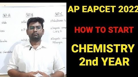 ap EAMCET 2022 |how to start EAMCET chemistry preparation #eamcet2022 #eamcet_2022_preparation