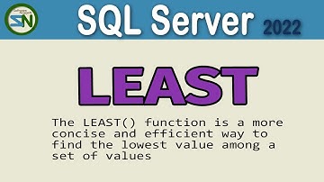 LEAST Function in SQL Server 2022