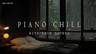 Beautiful Window Rain Sounds and Piano Harmony: Natural Remedies for Anxiety and Stress 🌧️🌿