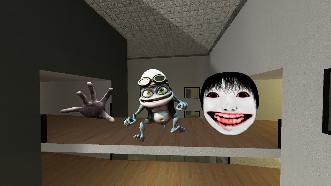 crazy frog and yoshie and my name is hand 1 in hotel 