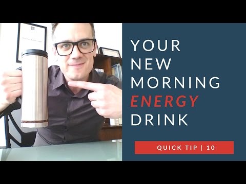your new morning ENERGY DRINK | quick tip 10