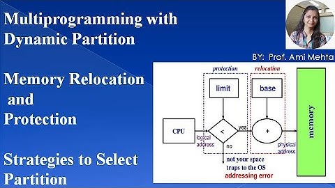 #Multiprogramming -Dynamic Partition #Select Partition #Memory Relocation and Protection _Lecture 23