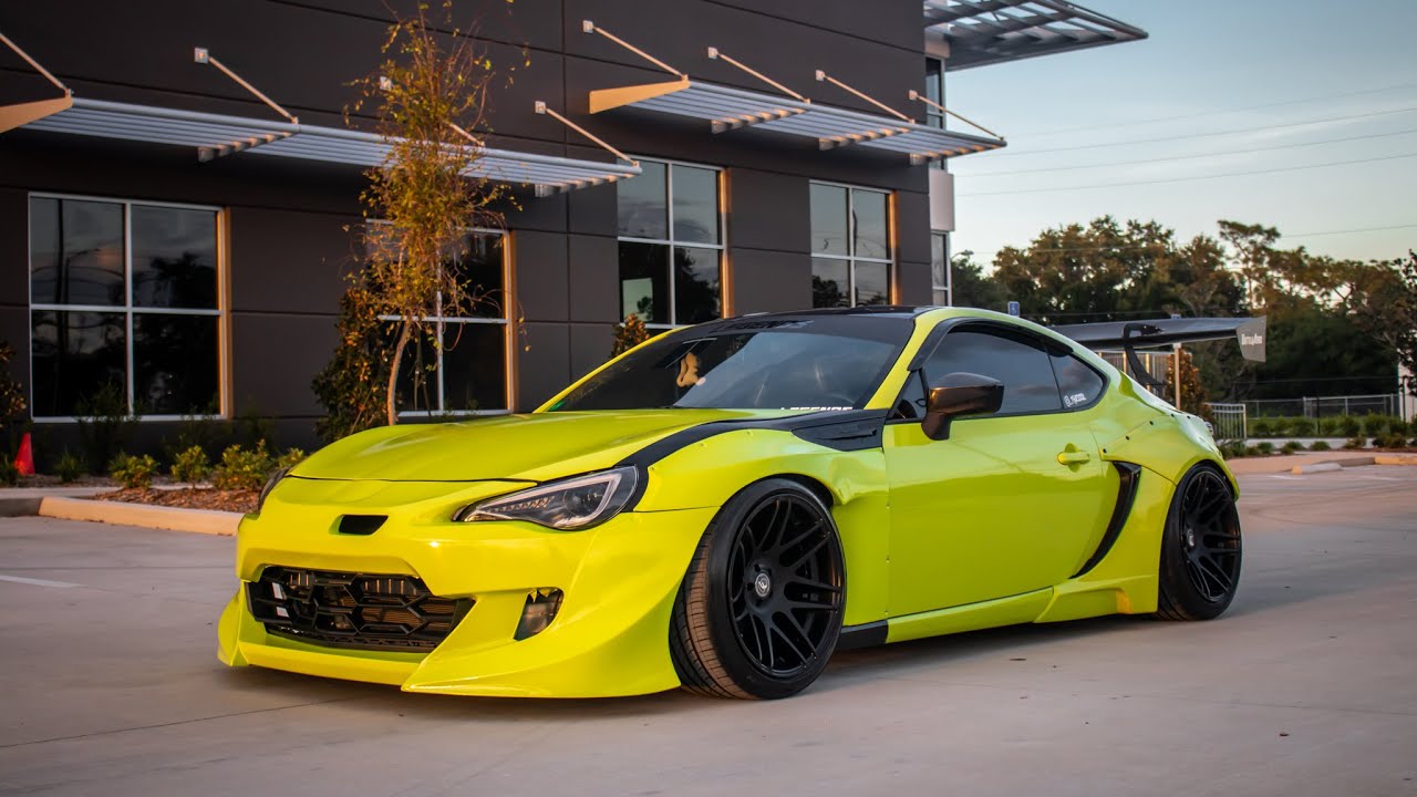Rocket Bunny v3 & Rally Backer Kit on BRZ! - YouTube