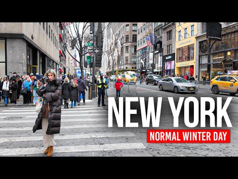 New York, Hoa Kỳ | Phố Christmas in Every | Tour Đi Bộ 4K