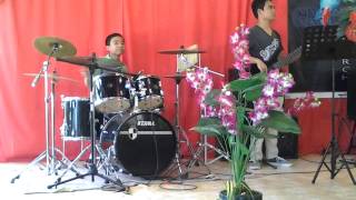 Video thumbnail of "HATAG with Kuya ANDRE' on the drums"