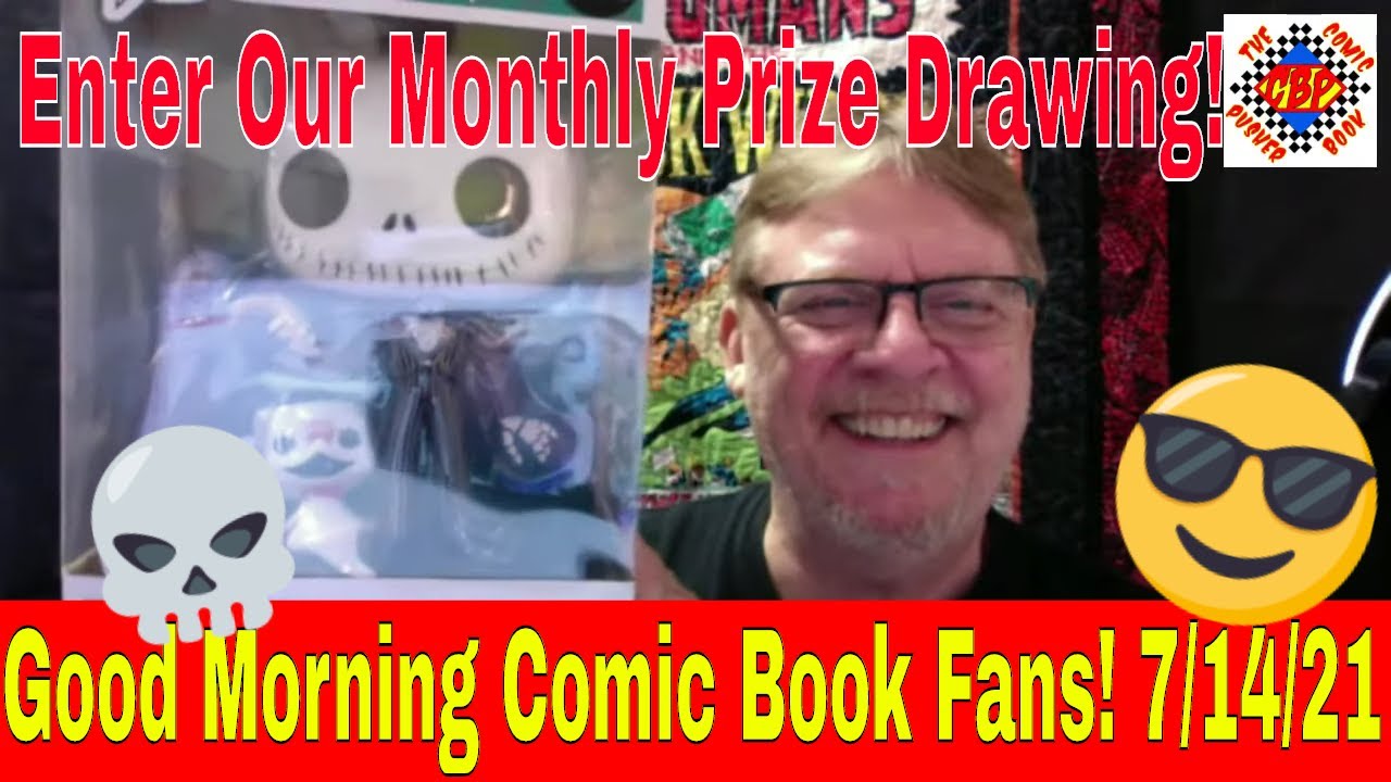 Good Morning Comic Book Fans! 7/14/21 New Comic Stacks Growing! Funko Jack!