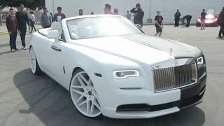 Black & White Rolls-Royce Dawn w/ Giovanna Wheels