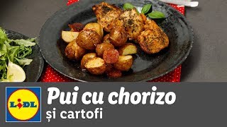 Pui cu chorizo si cartofi • reteta Bucataria Lidl