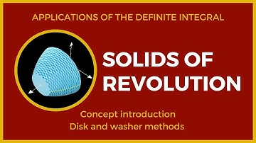 Solids of revolution using disks and washers