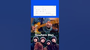 Thumbnail of 【TAB】Nowhere Man / The Beatles【Guitar Solo】#60s#fender#shorts#classicrock#georgeharrison#ビートルズ#ギター
