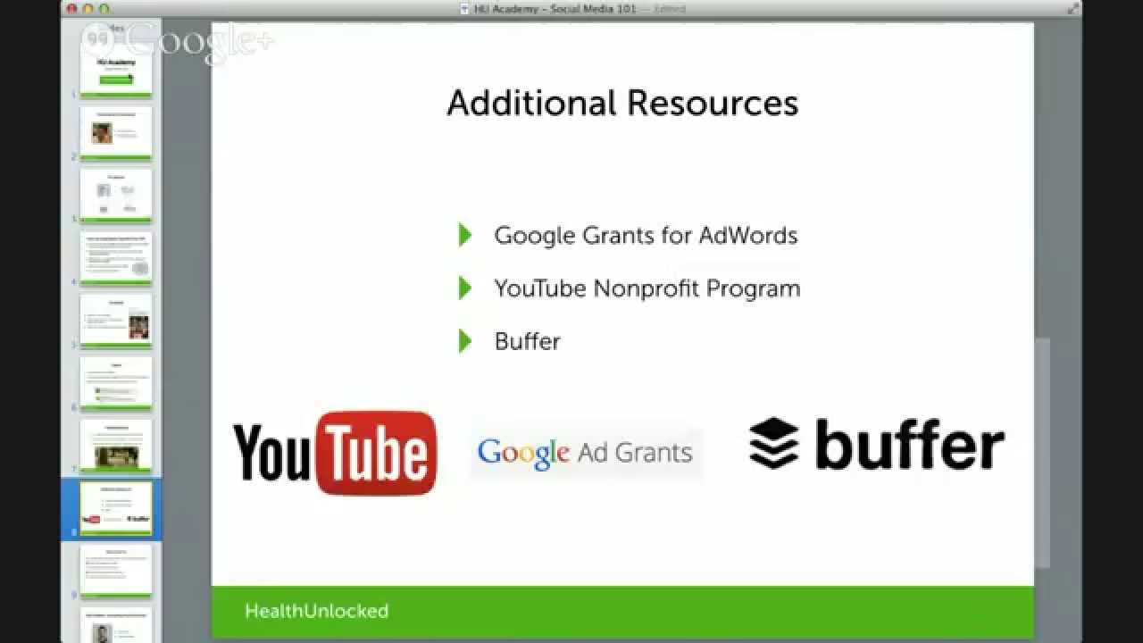 Social Media 101 - HU Academy