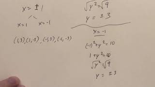 Celebrity MATH 112 - 5.4 (pages 3-4) - Systems of Nonlinear Equations (Using Elimination Method) Profile