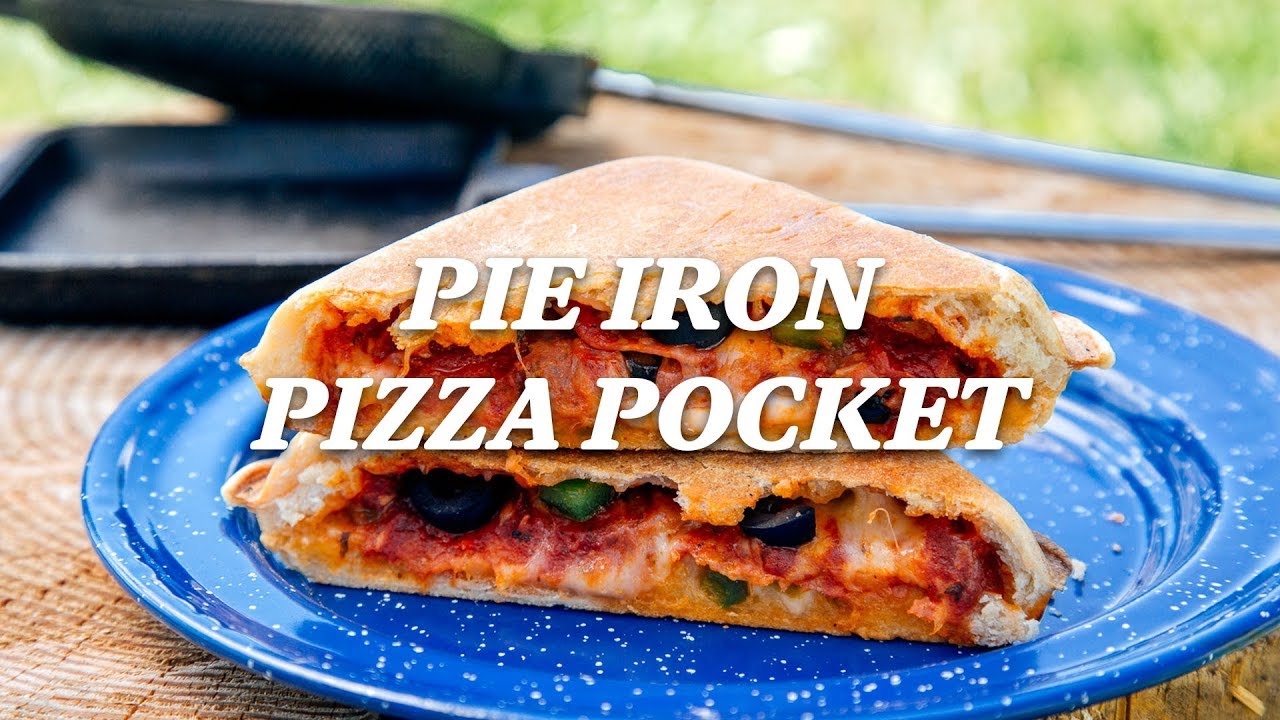 ⁣REI Camp Recipes: Pie Iron Pizza Pocket