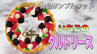 【食品サンプルキット】いちごタルトのリース