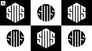 Easy Grid Logo Design Process On Same Lines | Adobe Illustrator Tutorial