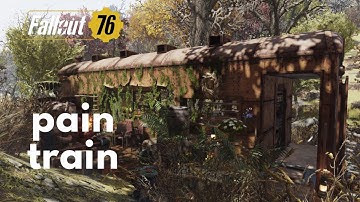 Immersive Prison Car House Using Floating Filing Cabinets | Fallout 76 CAMP Build Tutorial