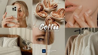 Coffee - Lightroom Mobile Presets | Coffee Preset | Coffee Filter | Blogger Preset screenshot 1