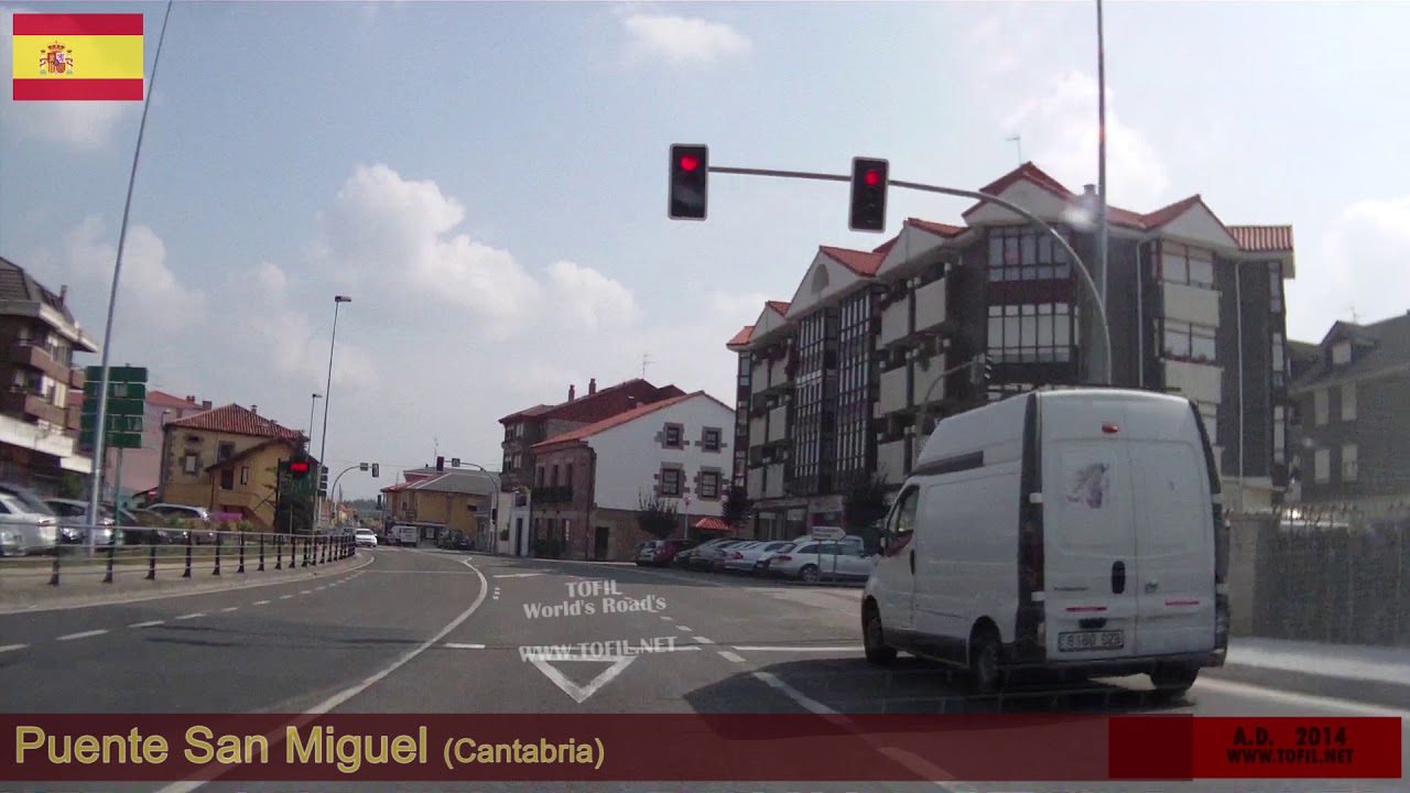 Puente San Miguel (Cantabria) 2014 SPAIN Dashcam Driving Movies WWW.TOFIL.NET