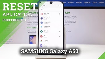 How to Restore Default Apps in SAMSUNG Galaxy A50 - Reset App Settings
