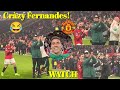 Crzy see what bruno fernandes did as united fans song martial  varane name at ft  manchester