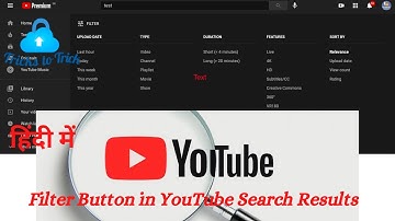 How to Filter YouTube Search Results