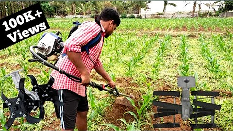 Aspee Brush Cutter Tiller Weeder Attachment | 26mm Shaft Size  Weeder Tiller Attachment for Brush