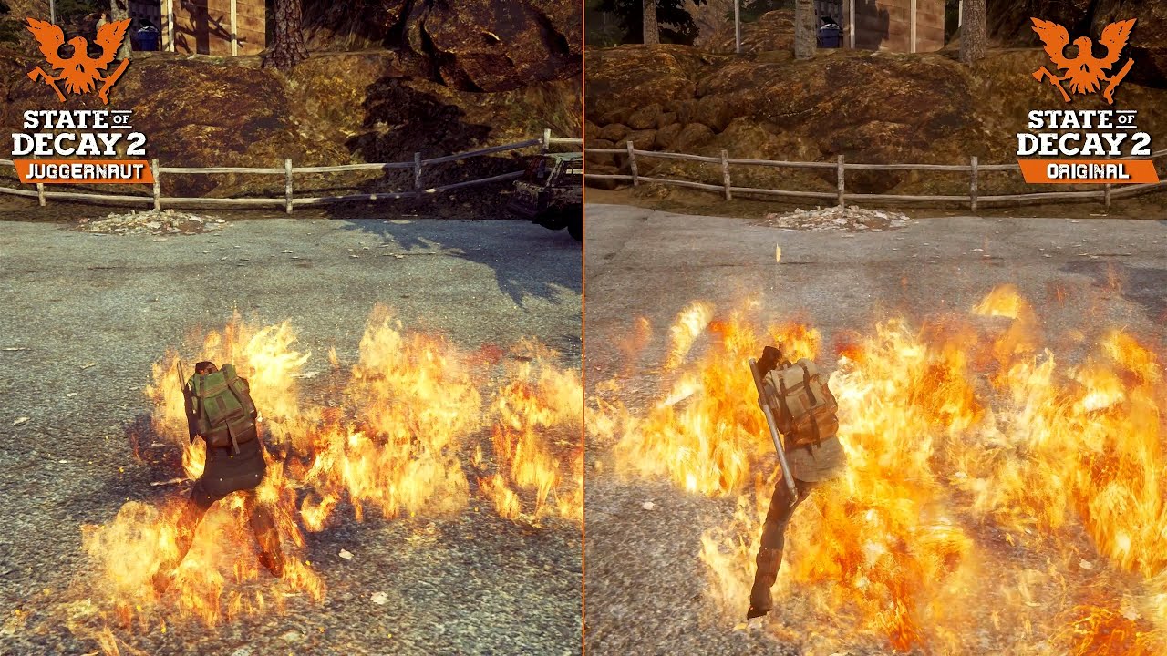 State of Decay 2: Juggernaut Edition(Remastered graphics) vs State