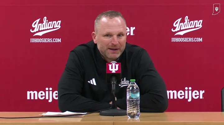 IU basketball coach Darian DeVries speaks following Hoosiers' 78-58 win Saturday over Chicago State