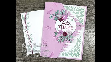 Create a Cool Tri-fold Card - Around the Bend Bundle