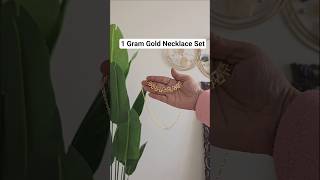 Flipkart 1 Gram Gold Jewellery #1gramgold #necklace #necklaceset #jewellery #flipkart #viralshorts