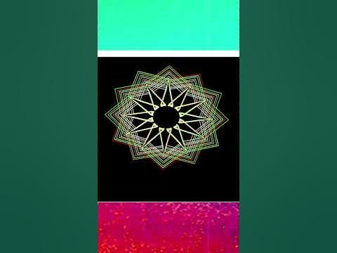 python turtle graphics code-colorsys multiangular pattern - YouTube