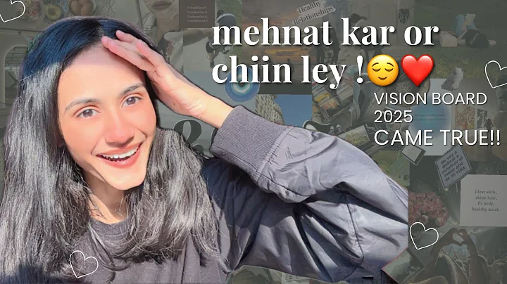 This is how Everything on My VISION BOARD CAME TRUE 2025 #manifestation#2026#visionboard