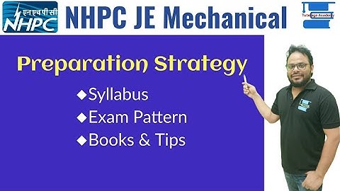 NHPC Limited JE Mechanical Preparation Strategy, Syllabus, Exam Pattern & Books||By Nishikant Sir||