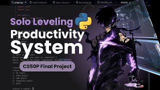 CS50P Final Project - Solo Leveling Productivity System