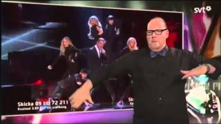 Dancing Sign Language Interpreter Steals The Show - Swedish Eurovision Contest 2015