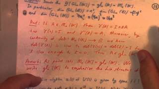 Matrix Groups: Part 5
