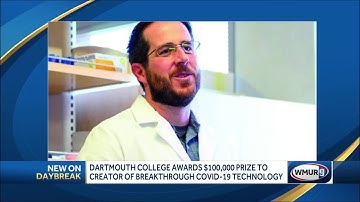 Dartmouth College awards $100,000 prize to creator of breakthrough COVID-19 technology