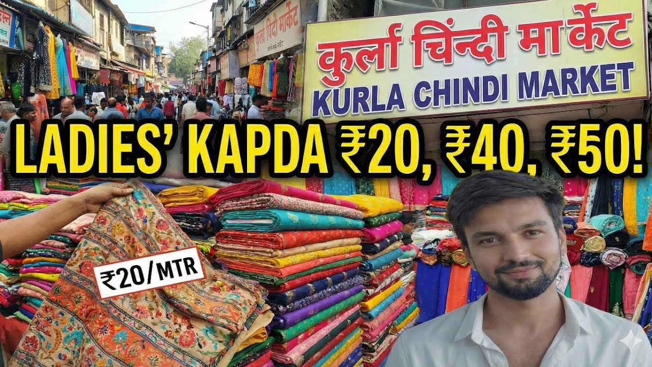 Kurla Chindi Market | Kurla cloth Chindi Market 