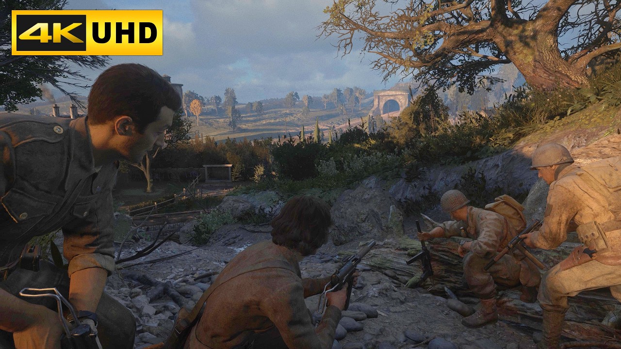 Stop The Train - WWII S.O.E | Ultra High Graphics Gameplay [4K 60FPS UHD] Call of Duty