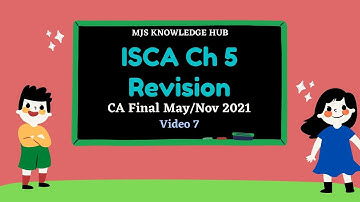 👍🥇ISCA Ch 5🥇Revision MCQs & Important Topics🥇May/Nov 2021🥇 Video 7🥇🥇Quick  Full revision of Ch 5🥇👍