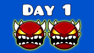 2 EXTREME DEMONS in 1 Day⏰ | Geometry Dash