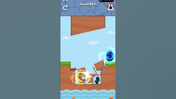 Slice Save Teleport Funny Game Level 🤣 #803 #shorts #shortsfeed #slicetosave #funny #gaming #viral