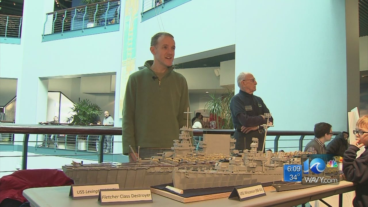LEGO shipbuilding contest in Norfolk