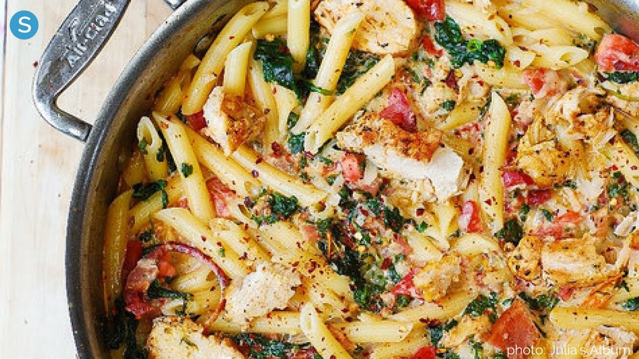 The Best One-Pot Creamy Chicken And Bacon Pasta Recipe | Simplemost